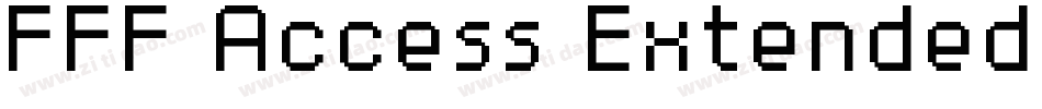 FFF Access Extended字体转换